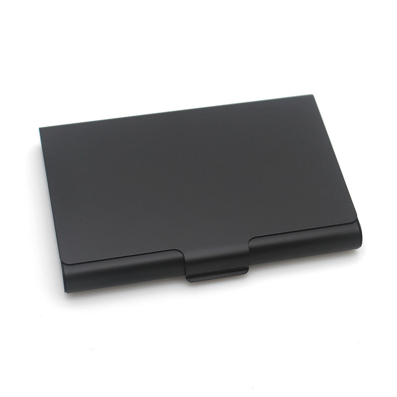 Spot thick aluminum alloy business card case credit card box bank card box can be laser screen printing LOGO business card holder