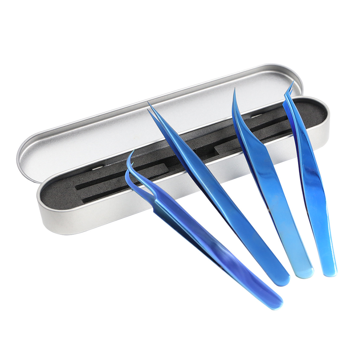 Grafting eyelash tweezers eyelash tweezers beautiful eyelash tweezers stainless steel grafting tweezers golden feather clamp grafting eyelash tweezers