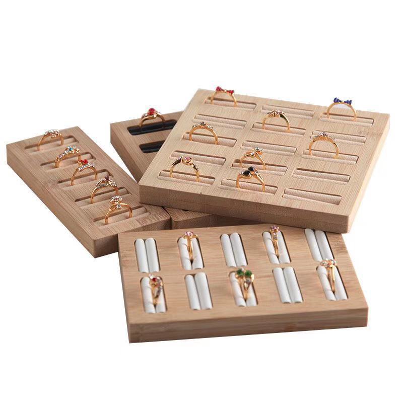 Wooden and Bamboo Jewelry Display Cases, Ring Trays, Ring Displays, Earring and Stud Stands, Accessory Displays, Jewelry Racks