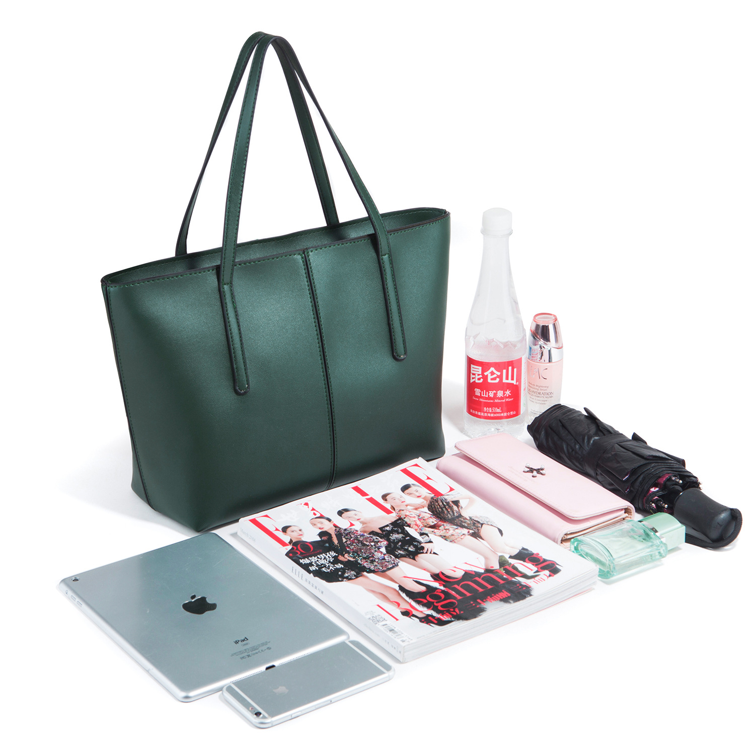 European and American 2022 New Women's Bag Fashionable Simple Tote Bag Retro Large Capacity Shoulder Portable Large Bag for Women