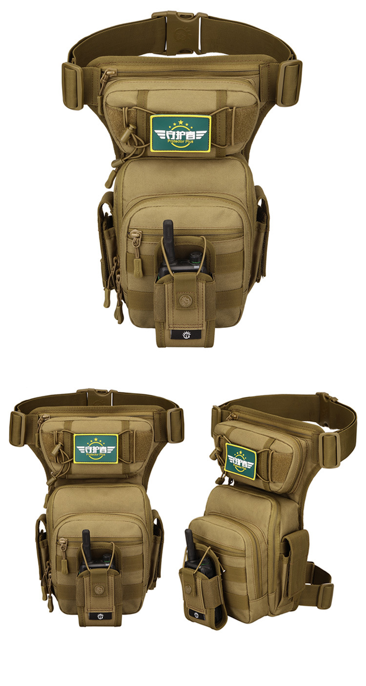 Sac de jambe version combat K318-X5 nouveau sac leggings sac de jambe tactique sac de pêche sac banane mobile sac banane d'équitation_voghion.com