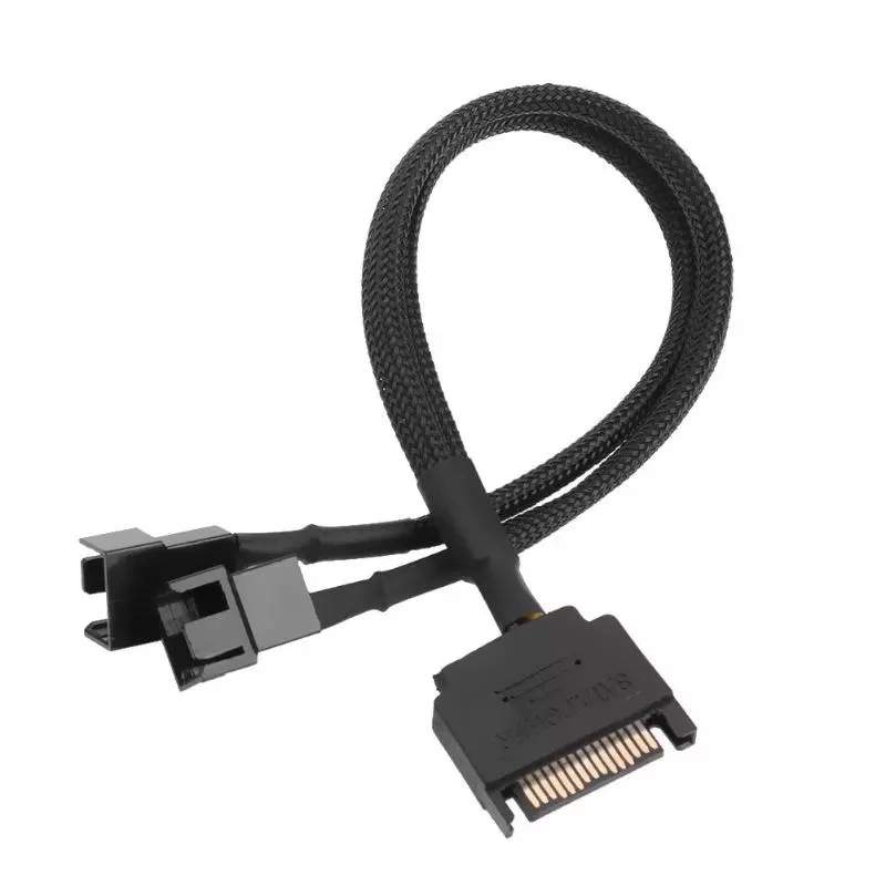 Computer line wire cooling fan 1 point 2Sata to 3pin/4pin package net 1 Drag 4 HUB expansion line