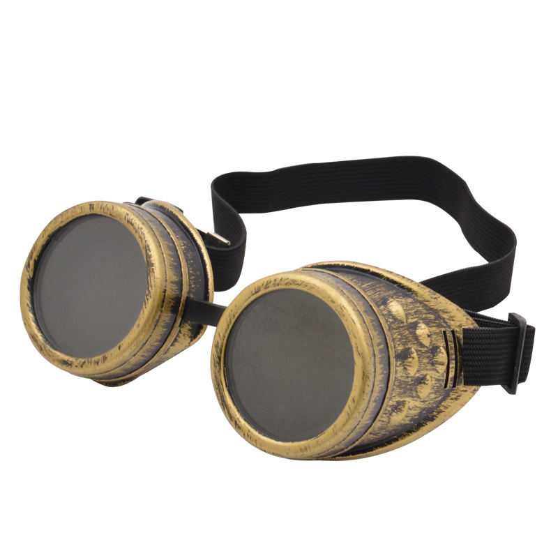 Cross-border Steampunk Goggles Gothic Vintage Sunglasses Total Eclipse Glasses Decorative Glasses Paty Party Glasses