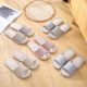 Factory Goods Couple Cotton Slippers Women's Summer Linen Home Indoor Wood Floor Soft Bottom Anti-Slip Shoes Spring and Autumn
