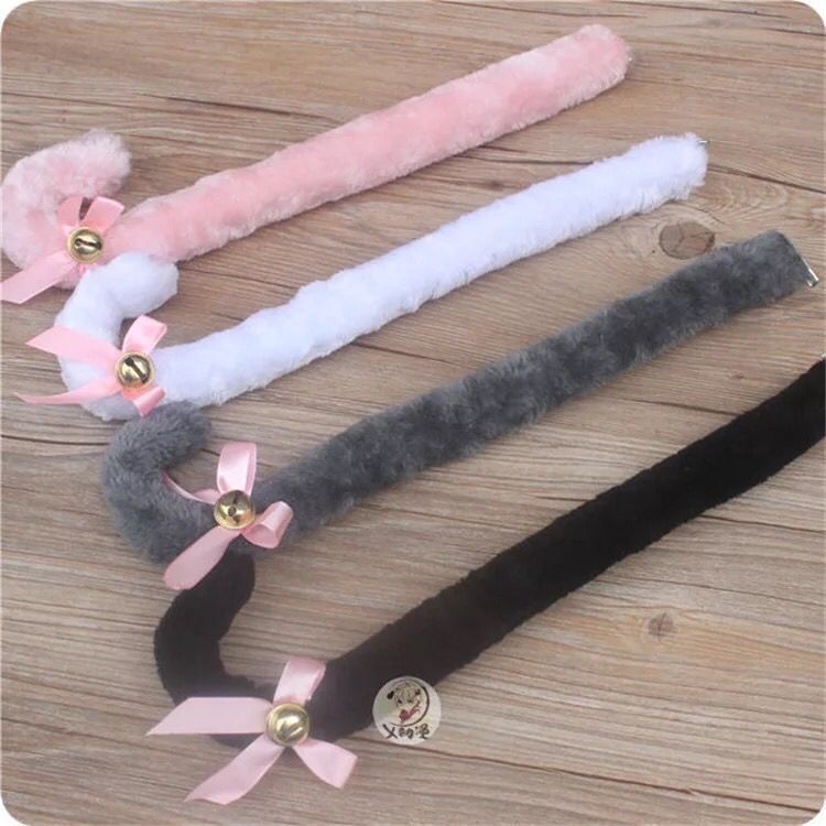 Factory direct cat tail cat Niang cute cosplay cartoon cat ear maid cute accessories plush cat tail