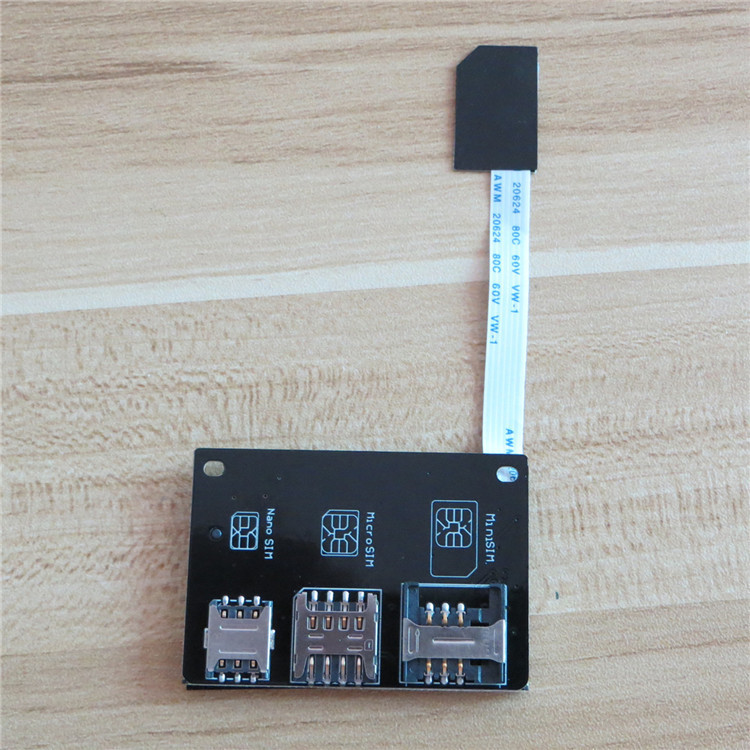 2730 external four-in-one hot plug card slot fast card changing test card nano card large, medium and small card mobile phone card inserting device