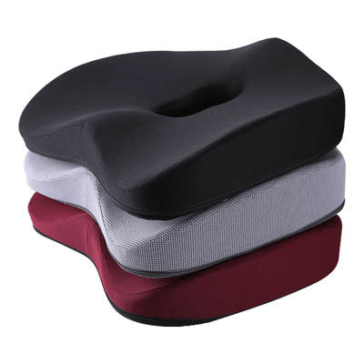 Factory cross-border memory foam waist cushion office butt cushion increased height thickened car seat back cushion