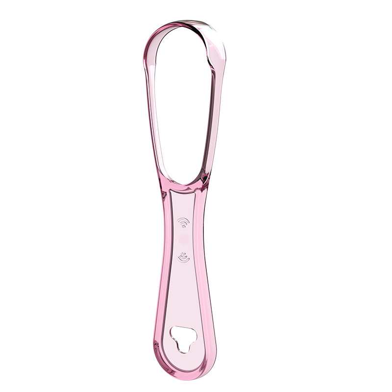 Factory direct adult tongue scraper tongue coating cleaning scraping breath tongue cleaning scraper food grade PP material