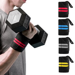 Factory Fitness Wrist Men's Bandage Training Anti-Sprain Sports Booster Band Wrist Band Protective Equipment Gloves Bench Push