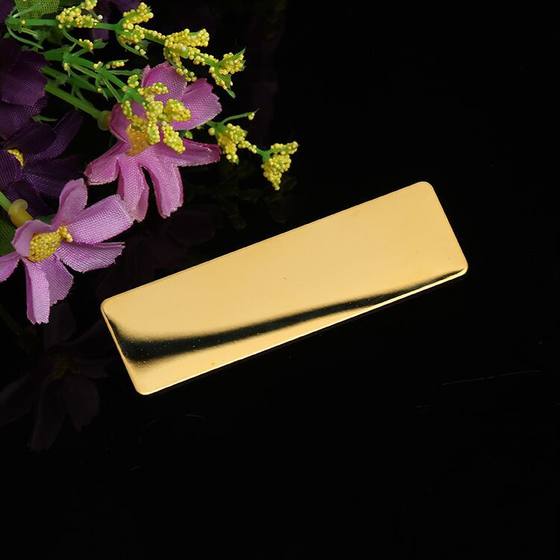 Blank Color Stainless Steel Badge Base Laser Laser Marking Badge Machine Nameplate Work Number Plate Brooch Material