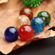 Wholesale Gypsophila Sands Glass Beads Crystal Round Beads diy Glazed Jewelry Accessories Bracelet Material