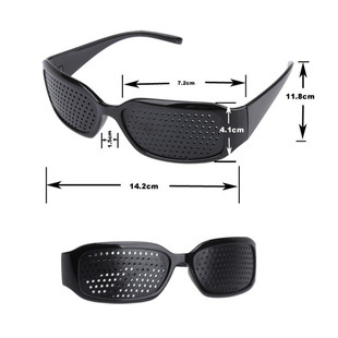 Foreign trade hot hole black pinhole Microporous glasses anti-fatigue glasses eye glasses spot