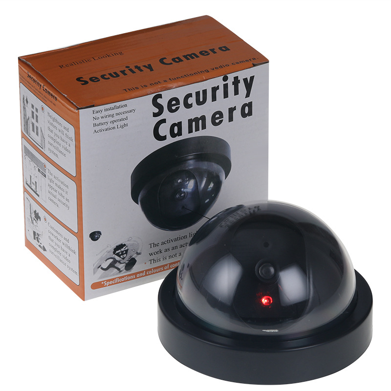 Large with light simulation camera hemisphere simulation monitor fake camera fake monitor fake camera