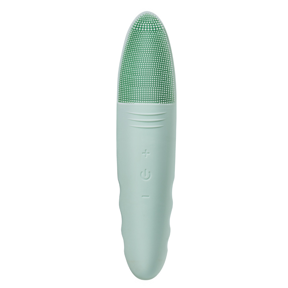 Silicone Cleanser New Electric Waterproof Facial Massager Ultrasonic Pore Cleaner Factory Spot Wholesale