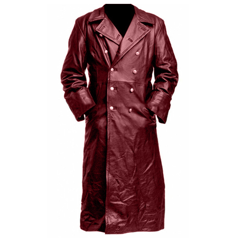 2019 Cross-border New wish Amazon AliExpress Autumn and Winter Vintage Leather Men's Medieval Jacket