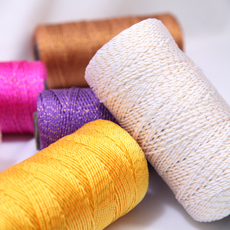 Braided summer hat line hook-wrapped line hook cushion doll line manufacturers wholesale stranded line polypropylene wholesale