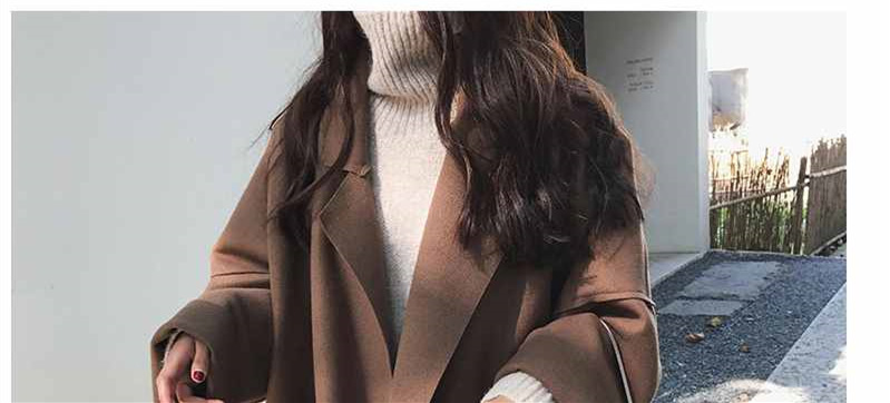 2021 Neue Herbst- und Winterjacke für Damen aus Wollstoff, Studentin im koreanischen Stil, mittellang, große Größe, lockerer Umhang, Hepburn-Mode_voghion.com