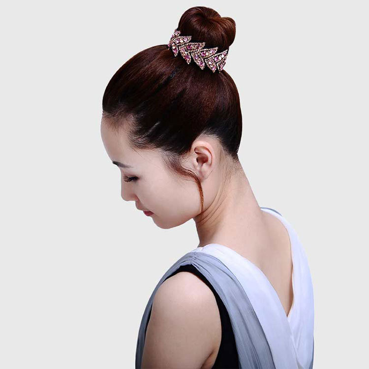 韓国版の人気ヘアピンの髪飾りの花の鳥の巣の髪は馬尾をつかんで髪を結びます。|undefined