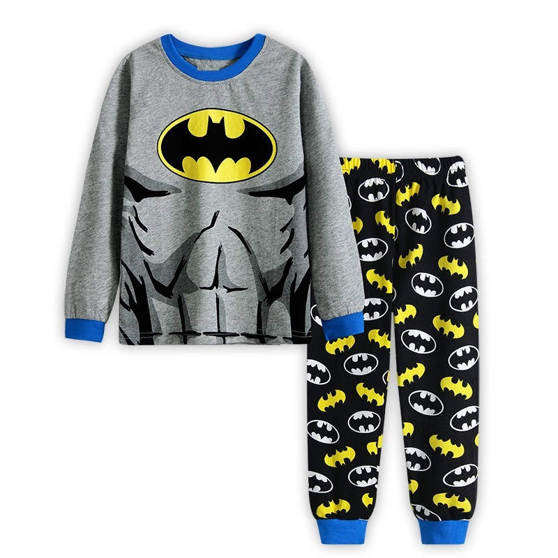 New Children's Wear Boy Baby All Kinds of Cartoon Style Underwear Home Clothes Set Children's Pajamas Y1