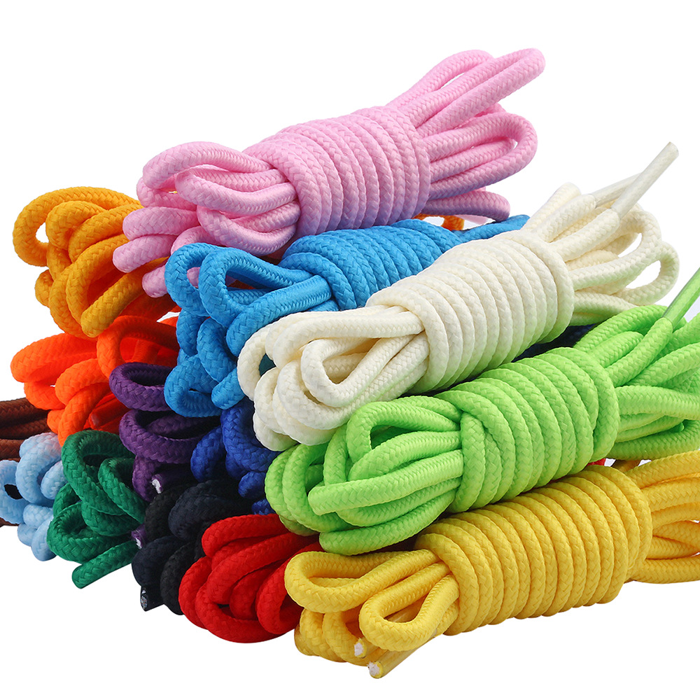[07] Manufacturers cross-border 16-spindle round shoelaces 0.5-2 M color casual running shoes shoelaces