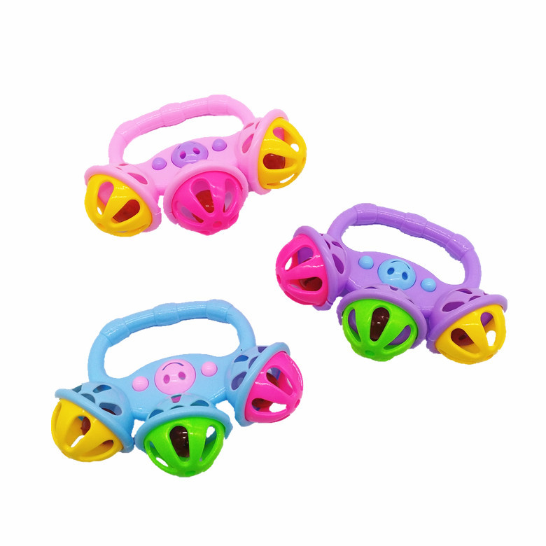 F105A New 53 rattle +12 children comfort baby toy rattle Yiwu factory supply