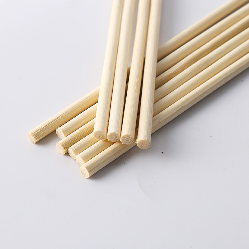 Factory direct supply small bamboo stick DIY handmade building model material 6mm wig stick flower stick flat bamboo stick