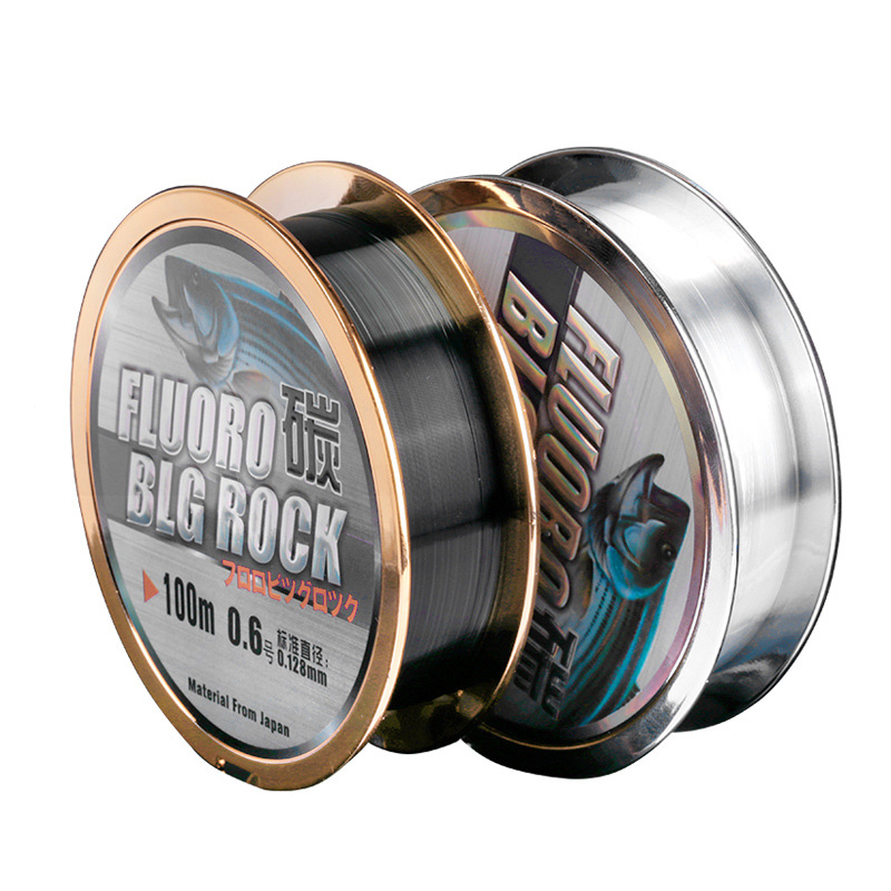 Japan's original silk sea rod fishing line Main Line sub-line nylon Luya rock fishing line Carbon line Carbon line fishing line 100 meters