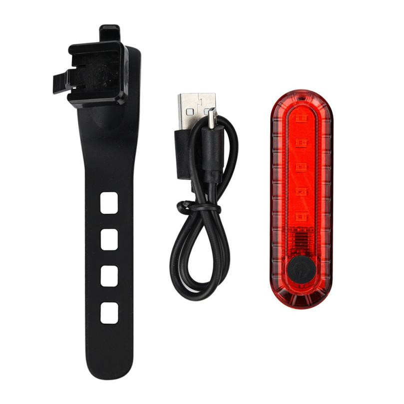 056 bicycle light mountain bike taillight USB rechargeable LED safety warning light night riding decoration single light