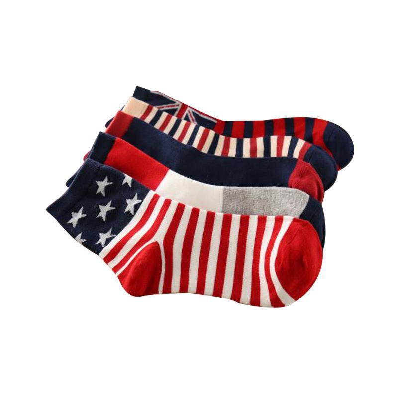 Socks men's spring and autumn men's socks British style casual cotton socks flag business men's socks manufacturers wholesale