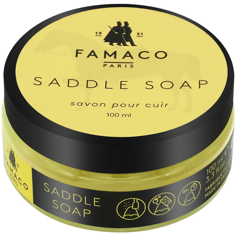 French FAMACO deep cleansing cream leather cleaning soap cleaning care saddle soap Martin boots care decontamination