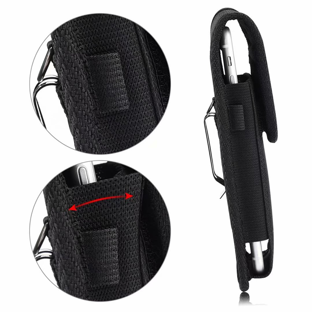 Universal 13 Vertical MAX Leather Case 7/8 Oxford Cloth Nylon Fabric Belt 13Pro Mobile Phone Waist Bag