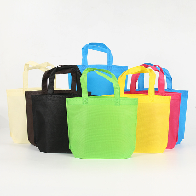 Clothing non-woven bag advertising shopping bag sewing film training class tote bag printable logo customization