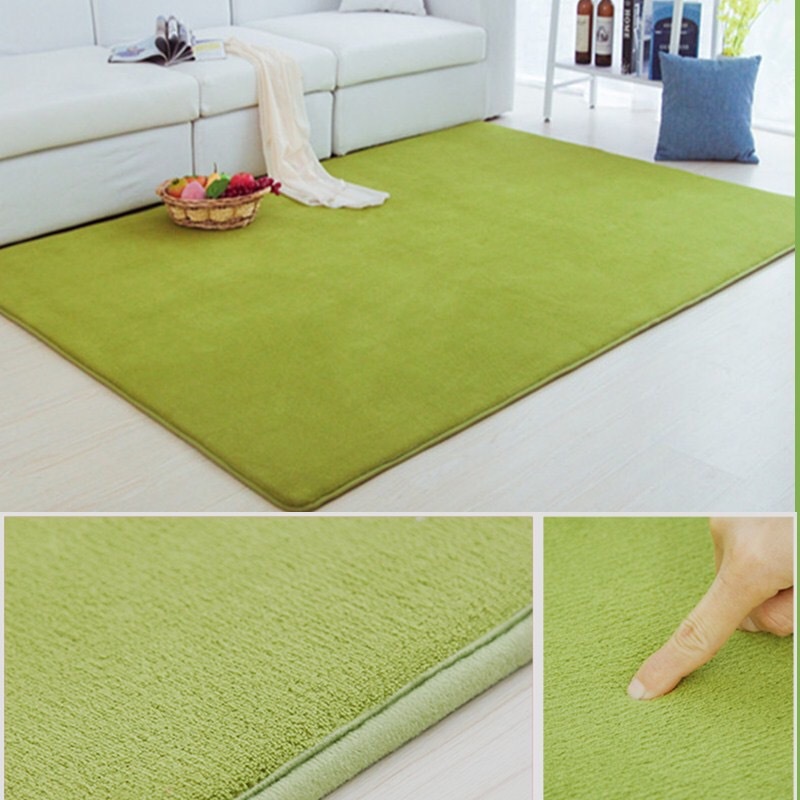 Thickened Coral Fleece Carpet Modern Household Living Room Bedroom Bedside Carpet Mat Tatami Crawling Mat Full Shop Custom