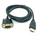 Factory direct HDMi TO VGA Adapter HDMI TO VGA HD line 1.8 m HDMI TO VGA line