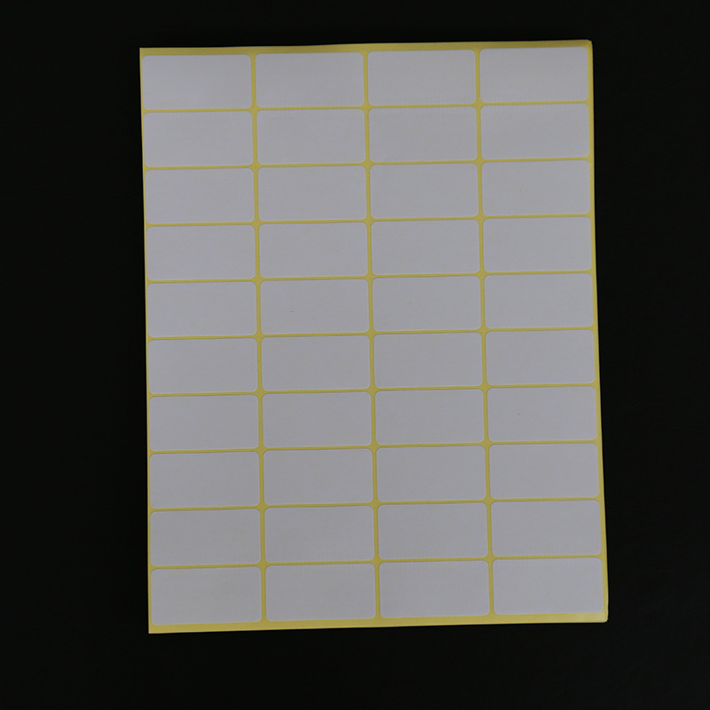 A5ラベルシール手書き空白シール白い小さなシールステッカー口取紙印刷粘着シール|undefined