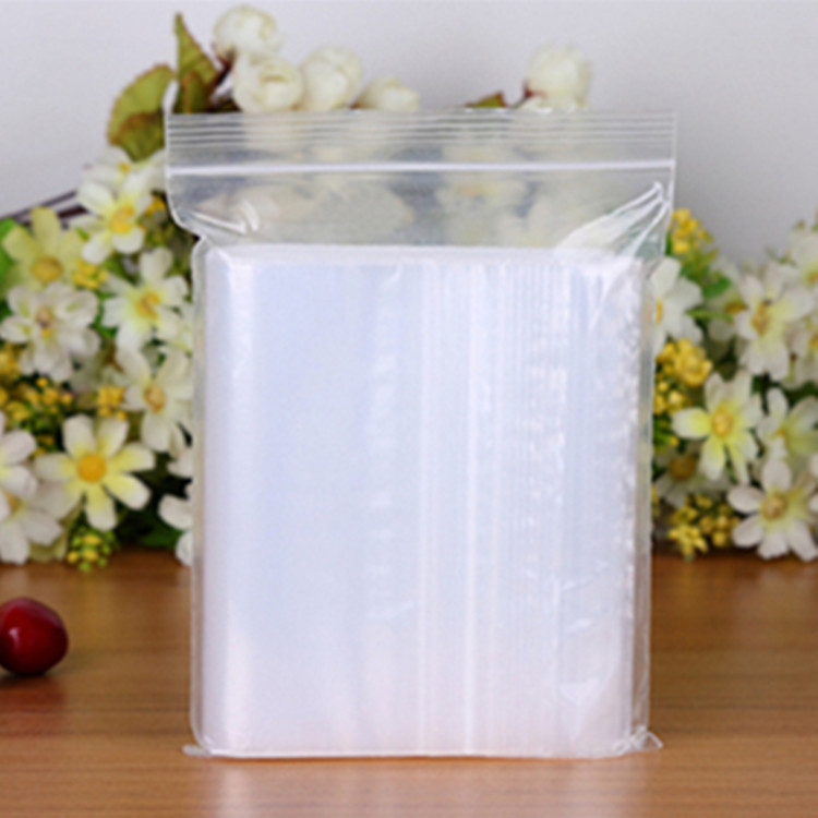 Plastic packaging bag thickened pe self-sealing bag transparent plastic bag packaging sealing mouth bone bag self-sealing bag customization