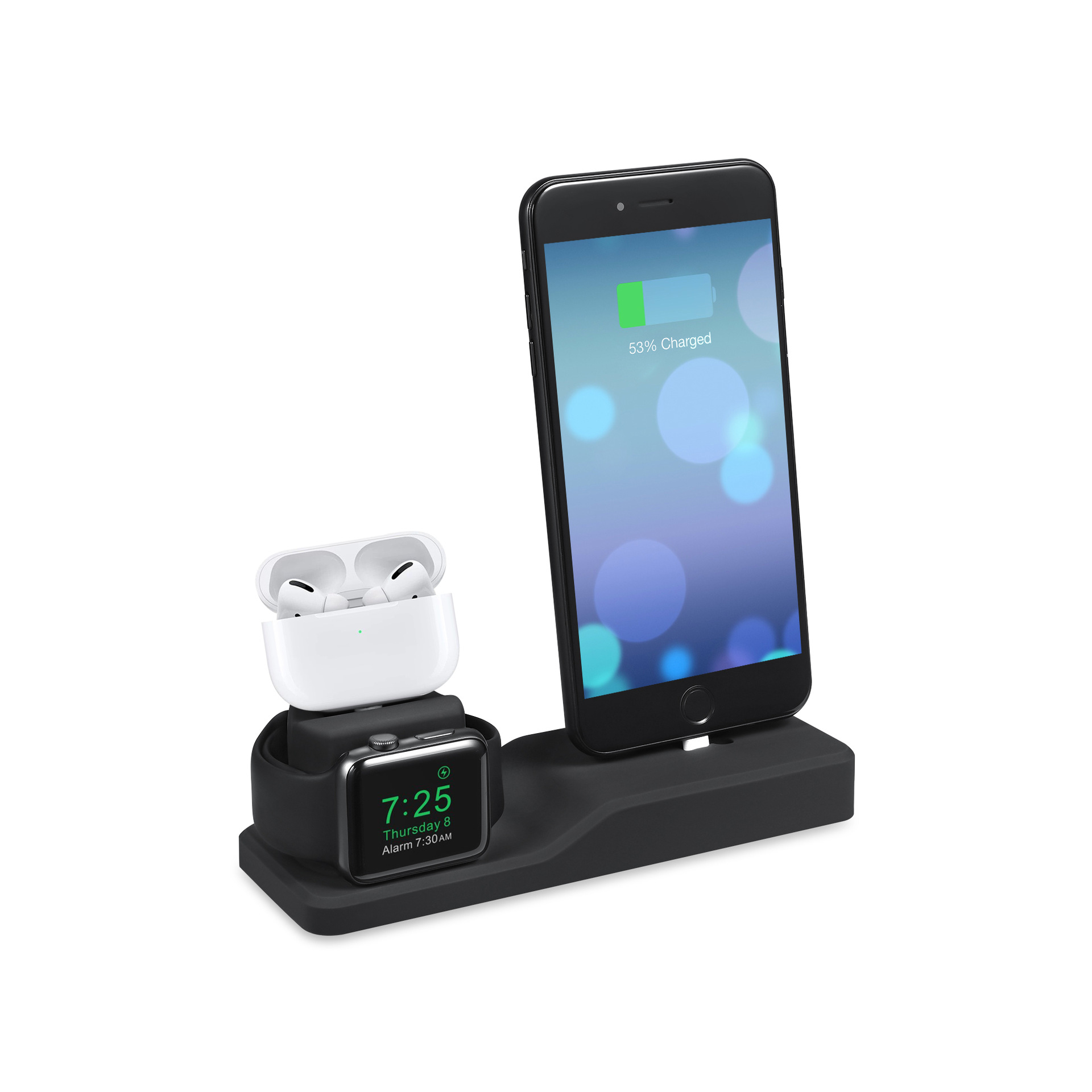手機支架三合一功能適用於IPHONE13/13PRO/iWatch8/Airpods PRO