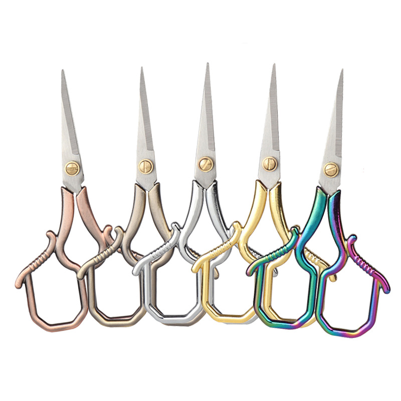 Stainless Steel Thread Cutter Scissors Office Student Household Longfeng Cutter Paper Cutting Tailor Cutter Clothing Scissors