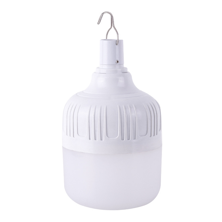 USB emergency light bulb with hook stall light emergency outdoor camping night market Mobile Wireless Charging led bulb