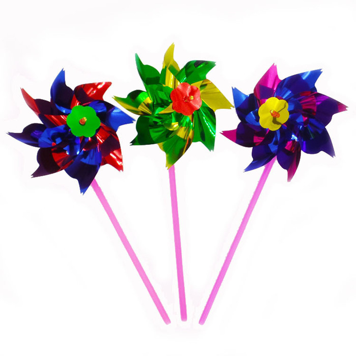 Micro-business Push sweep code Windmill Street selling small gifts color sequins windmill children's kindergarten wholesale