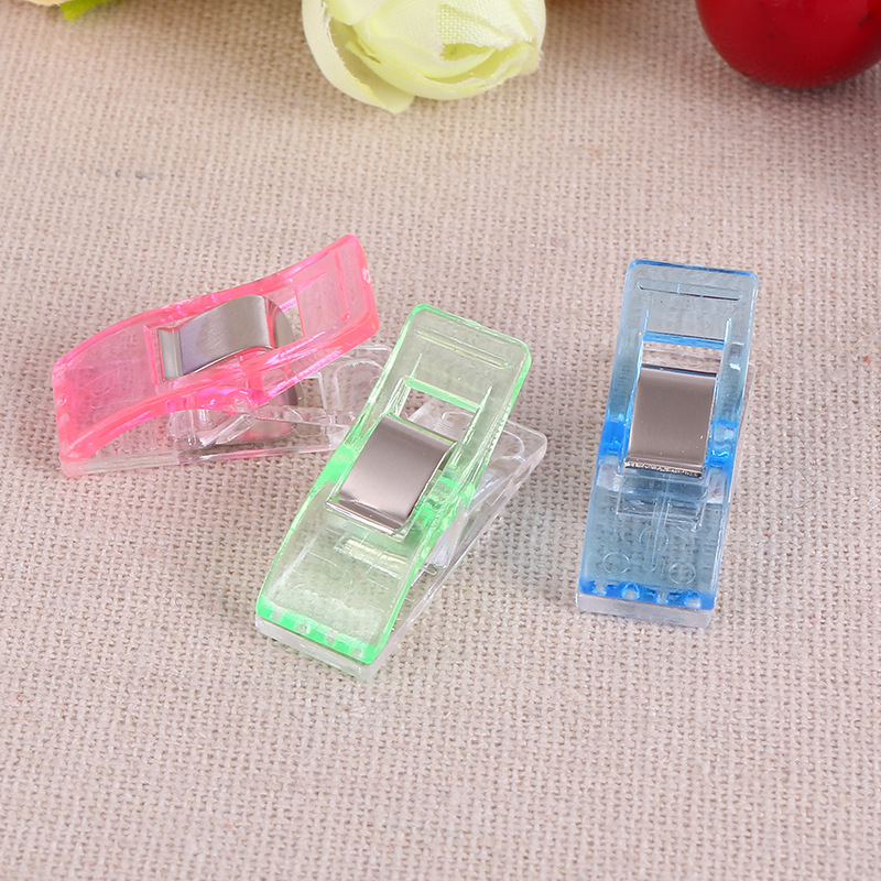 Cross-Border white and red color axe cartoon patchwork sewing positioning fixed edging 27cm plastic small clip