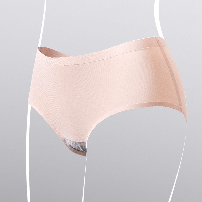 Women's One-piece Solid Color Comfortable Breathable Cotton Panties 0