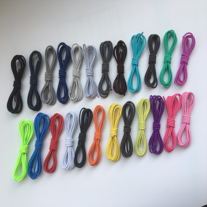 Shoelace manufacturers direct supply free shoelace metal capsule lazy shoelace free shoelace