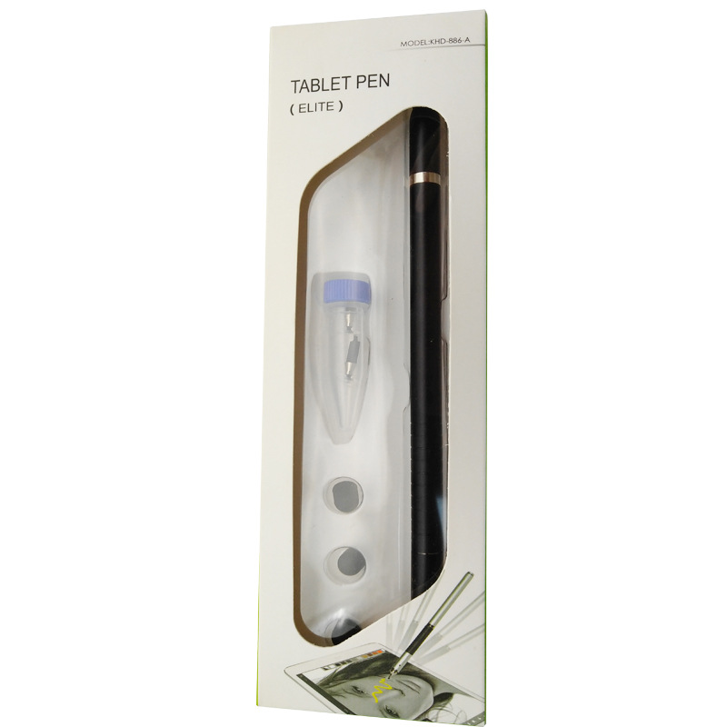 Factory wholesale disc signature three touch screen capacitive pen for Huawei IPAD student handwriting capacitive pen