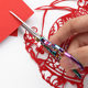 Factory Direct Yangjiang retro small scissors stainless steel DIY small scissors embroidered wool tailor scissors household student scissors