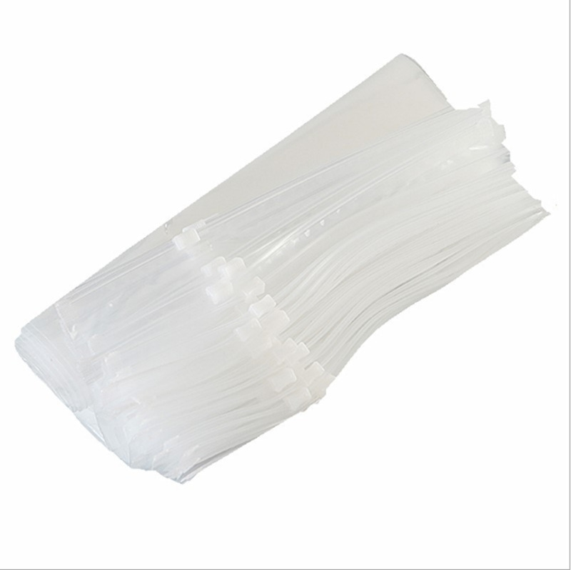 Transparent clothing zipper bag socks packaging bag pe zipper bag matte ziplock bag T-shirt underwear plastic bag