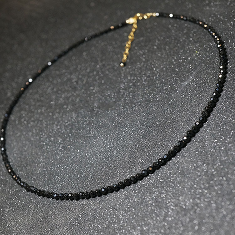 Europe and the United States cross-border crystal glass beads necklace fashion beautiful handmade jewelry wholesale custom colorful crystal necklace