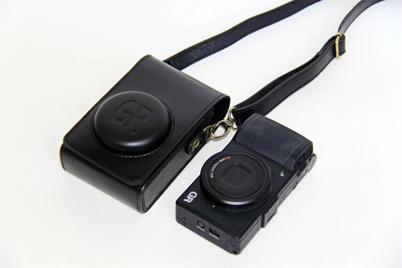 For Ricoh GR3 GRIII grii camera leather case GR2 digital camera bag shoulder protective case