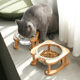 Glass Cat Bowl Cat Food Bowl Dog Bowl Dog Bowl Drinking Water Bowl Double Bowl Protecting Cervical Spine Glass Pet Bowl