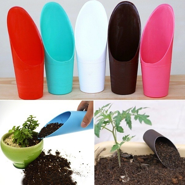 Cross-border spot factory direct succulent gardening tools plastic bucket shovel shovel shovel more meat shovel earth Cup